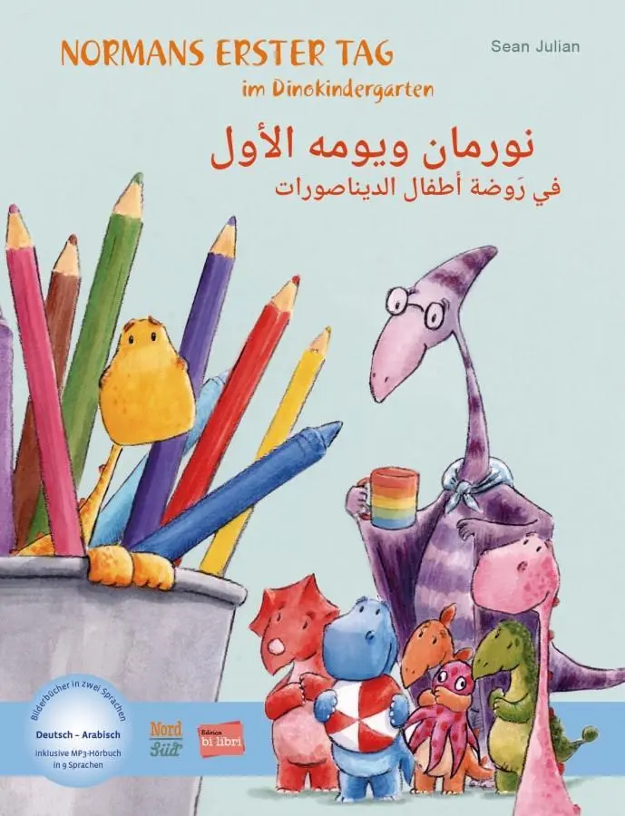 Cover: 9783196196207 | Normans erster Tag im Dinokindergarten (Deutsch-Arabisch) | Julian