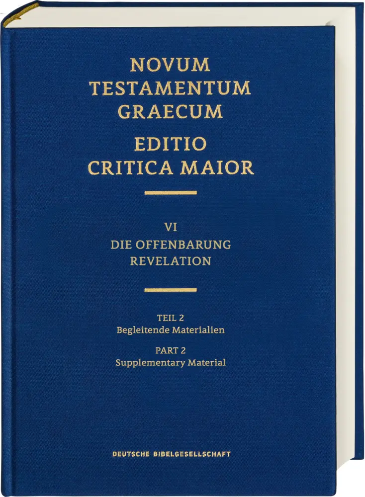 Cover: 9783438056207 | ECM VI/2. Offenbarung. Begleitende Materialien | Textforschung (u. a.)