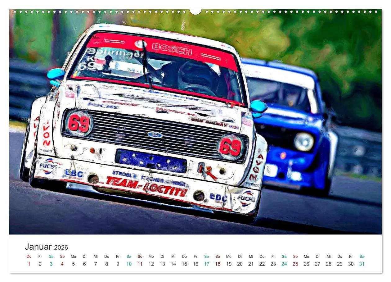 Bild: 9783457246207 | Kultautos - Capri und Escort (Wandkalender 2026 DIN A2 quer),...