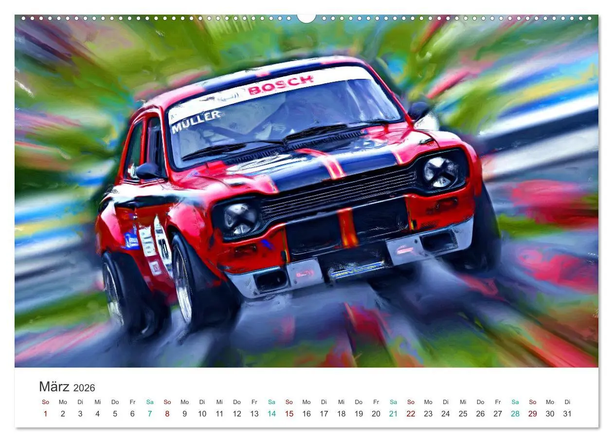 Bild: 9783457246207 | Kultautos - Capri und Escort (Wandkalender 2026 DIN A2 quer),...