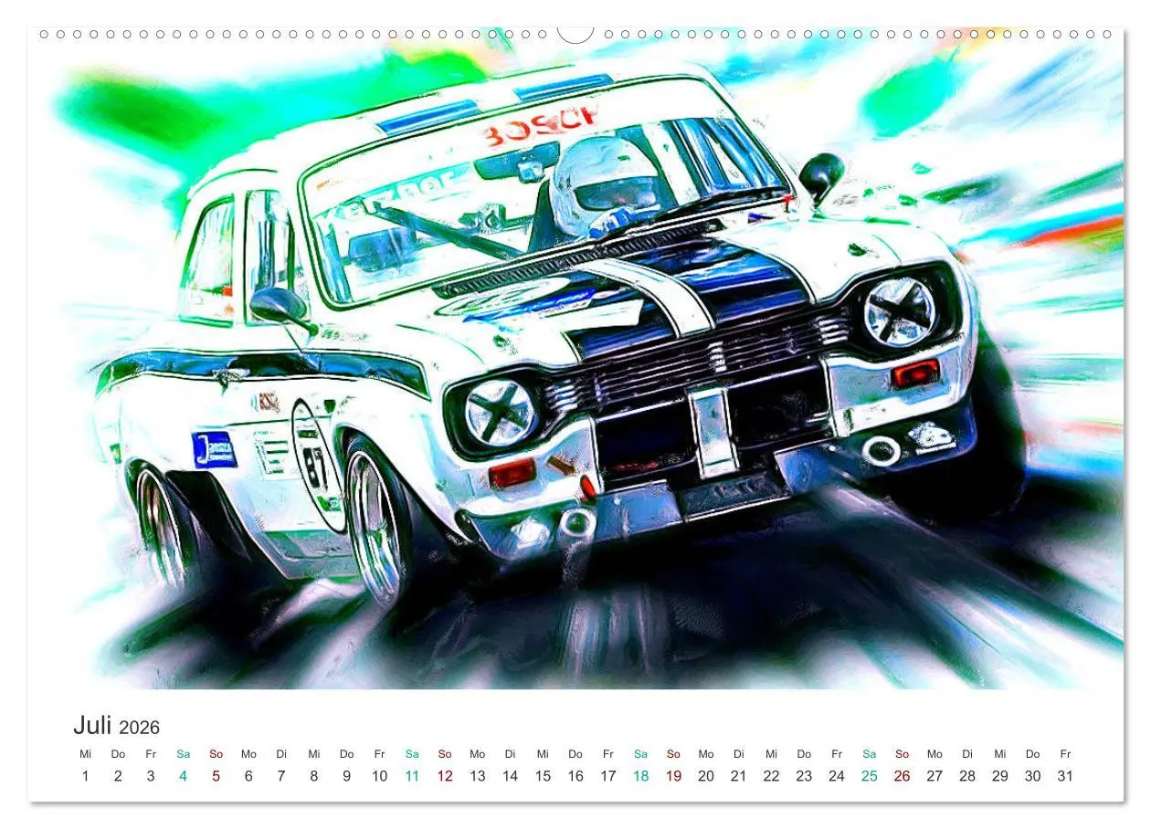 Bild: 9783457246207 | Kultautos - Capri und Escort (Wandkalender 2026 DIN A2 quer),...