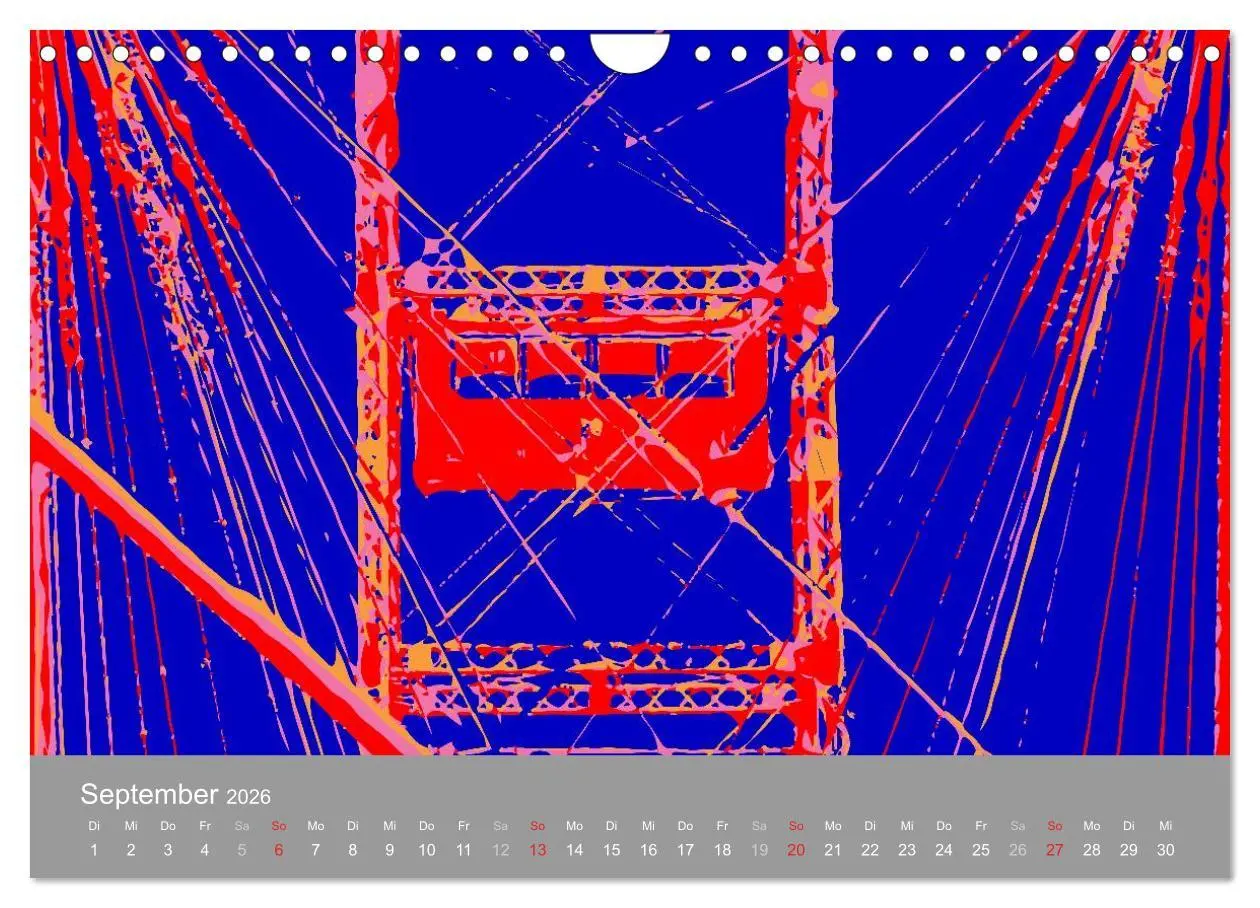 Bild: 9783516026207 | WIEN popartig (Wandkalender 2026 DIN A4 quer), CALVENDO Monatskalender