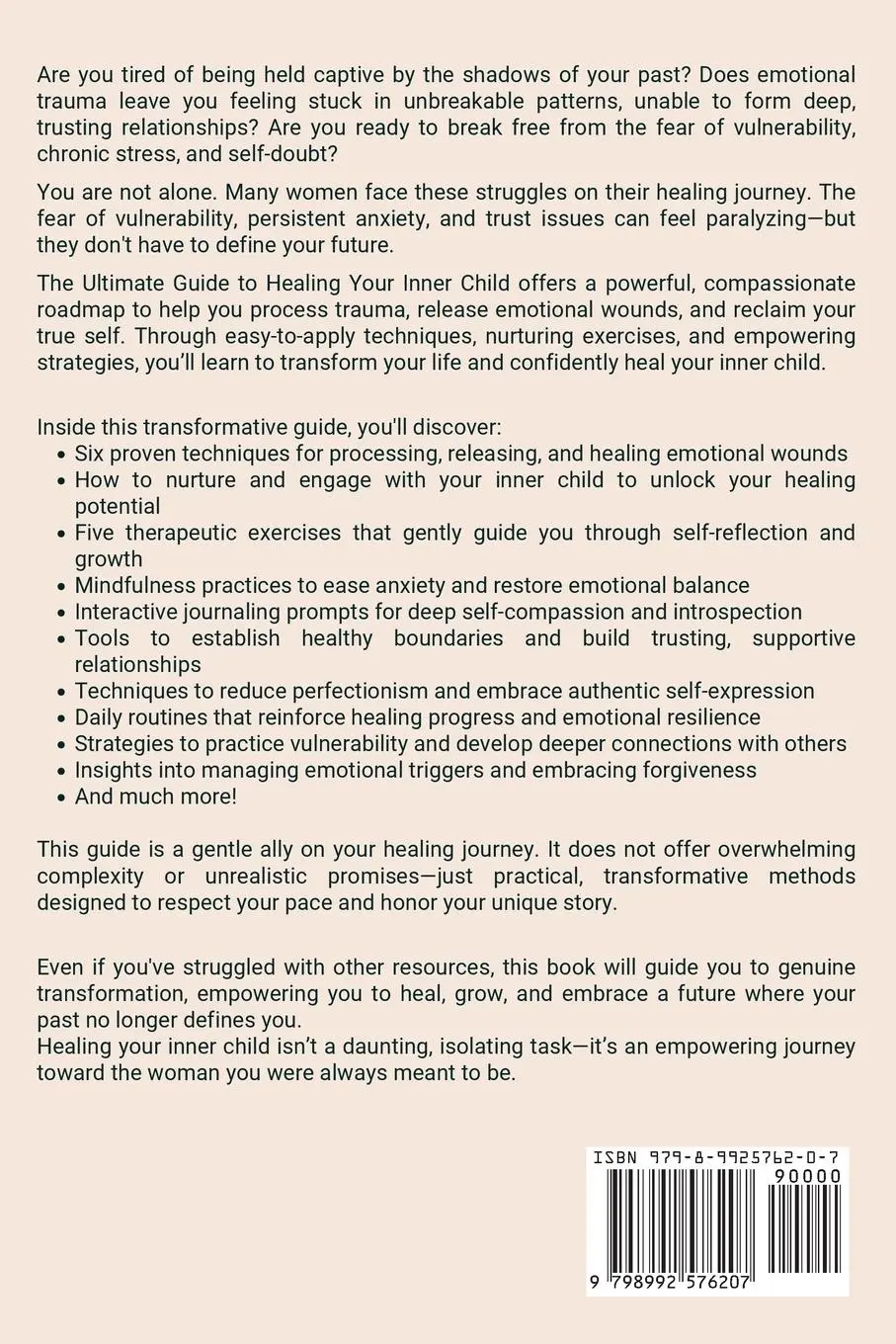 Rückseite: 9798992576207 | The Ultimate Guide to Healing Your Inner Child | Michelle Duffy | Buch