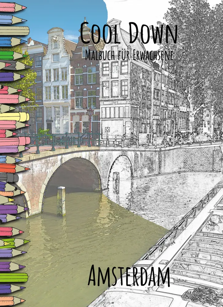 Cover: 4260068866307 | Cool Down Malbuch für Erwachsene: Amsterdam | York P. Herpers | Buch
