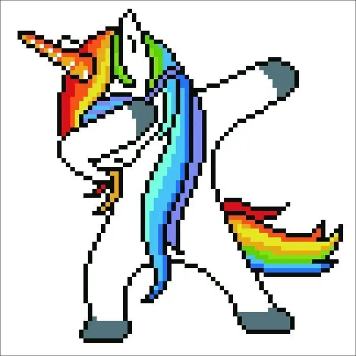 Bild: 4897073246307 | DIAMOND DOTZ - Diamond Painting Einhorn Dab | Kit (Bastelset) | 2025
