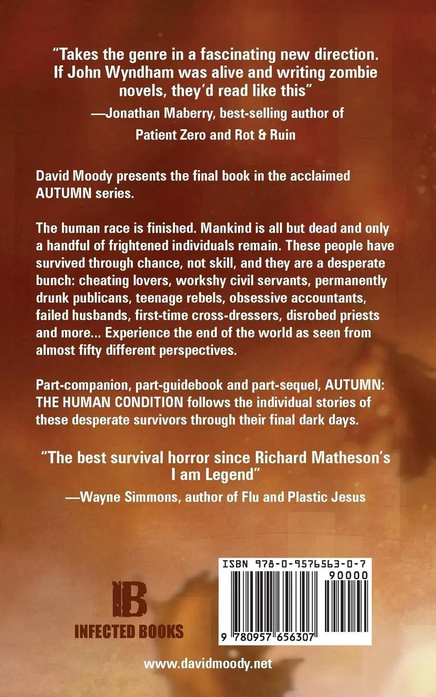 Rückseite: 9780957656307 | Autumn | The Human Condition | David Moody | Taschenbuch | Englisch
