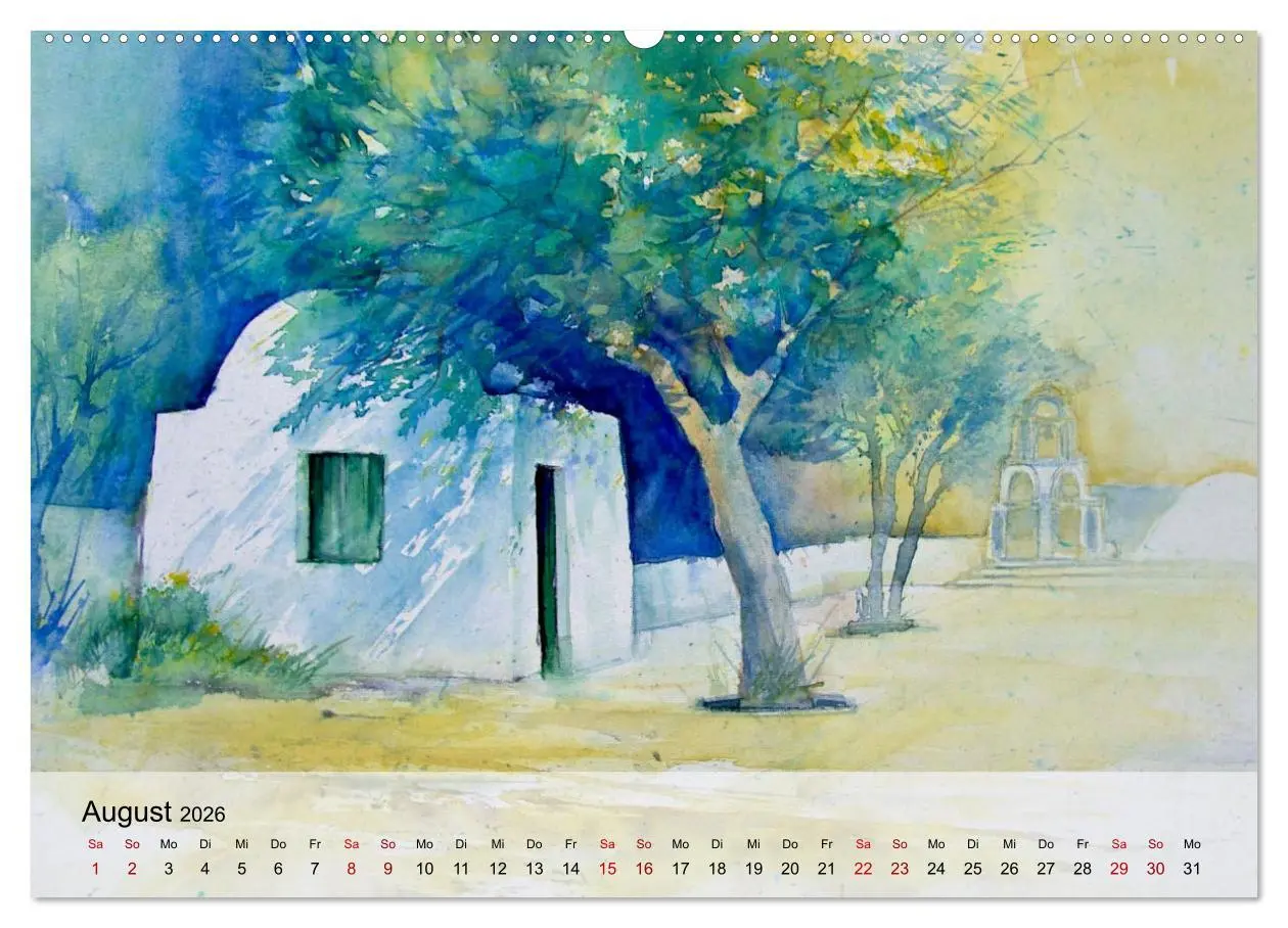 Bild: 9783457476307 | Aquarell auf Reisen - mit Eckard Funck (Wandkalender 2026 DIN A2...