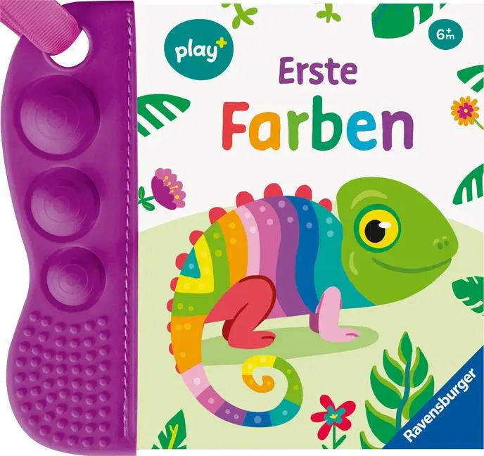 Cover: 9783473456307 | Play+ flip&amp;pop Erste Farben - ab 6 Monate | Mein allererstes Beißbuch