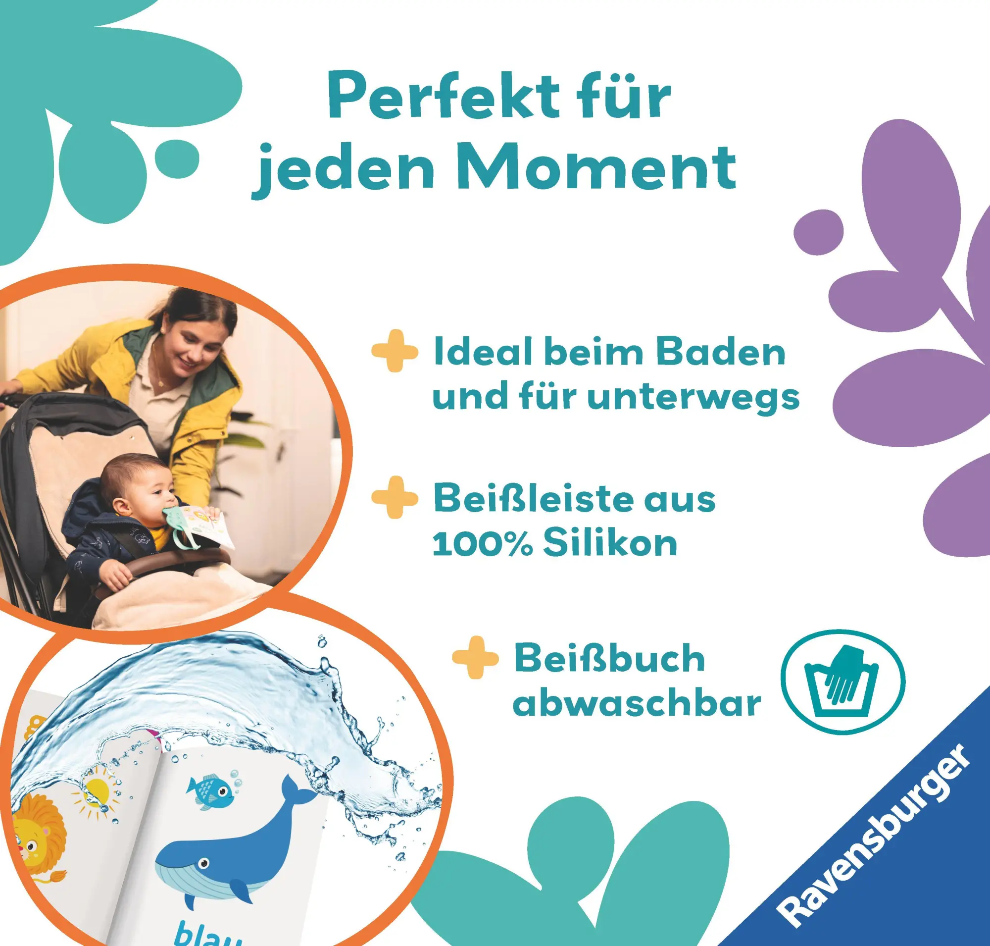Bild: 9783473456307 | Play+ flip&amp;pop Erste Farben - ab 6 Monate | Mein allererstes Beißbuch