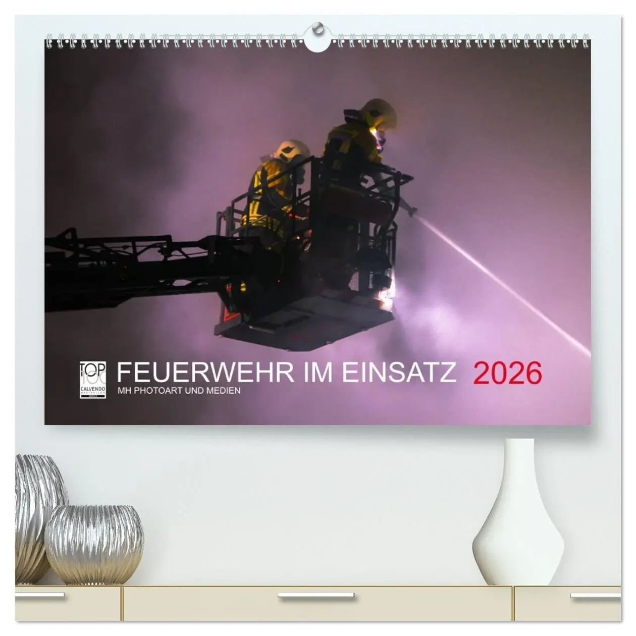 Cover: 9783516016307 | FEUERWEHR IM EINSATZ (hochwertiger Premium Wandkalender 2026 DIN A2...