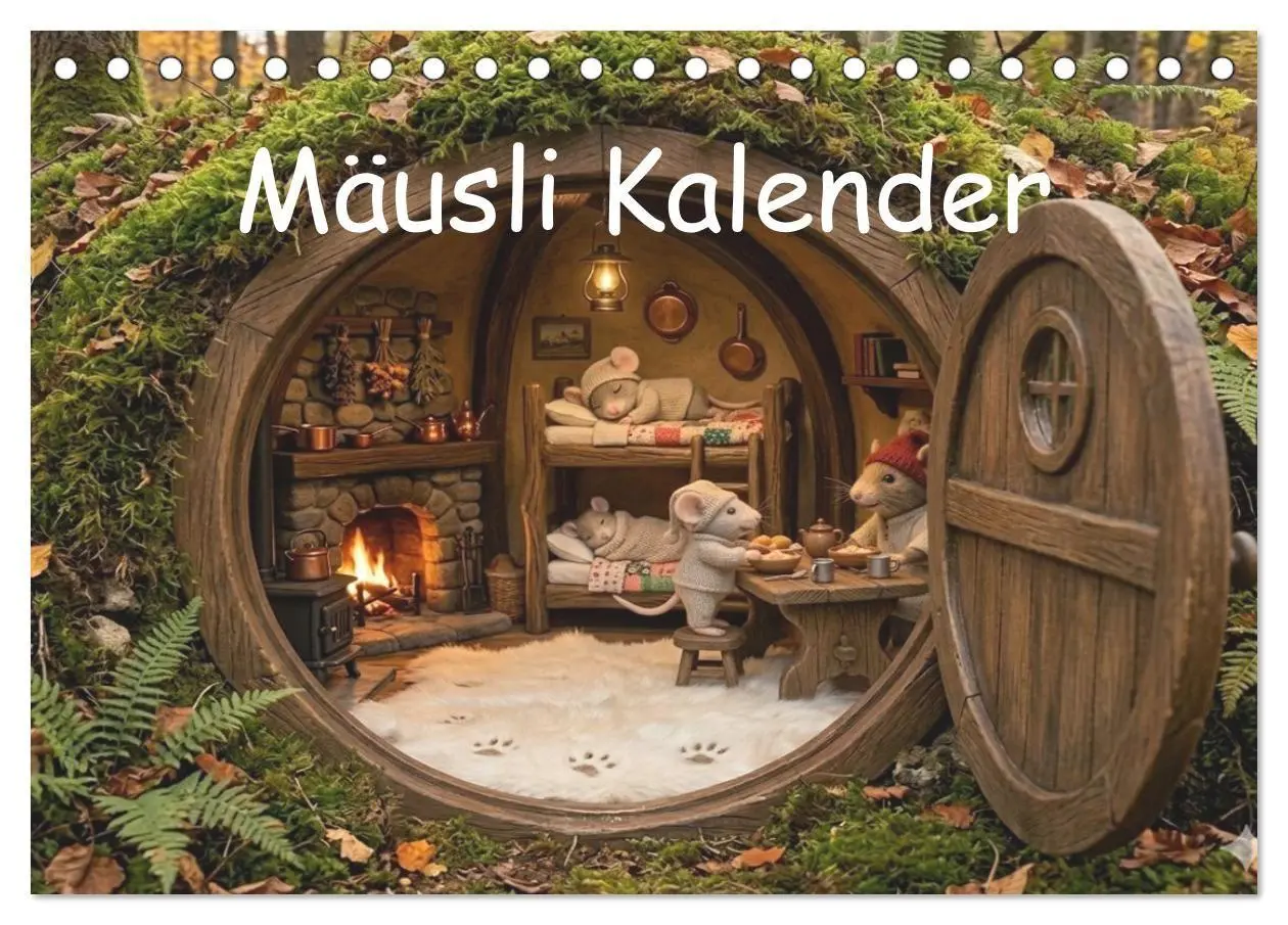 Cover: 9783569896307 | Mäusli Kalender (Tischkalender 2027 DIN A5 quer), CALVENDO...