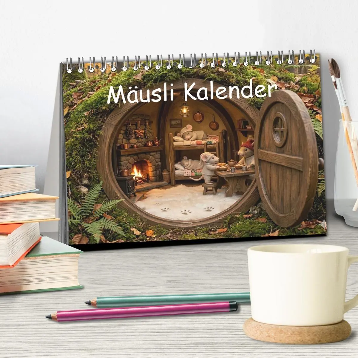 Bild: 9783569896307 | Mäusli Kalender (Tischkalender 2027 DIN A5 quer), CALVENDO...