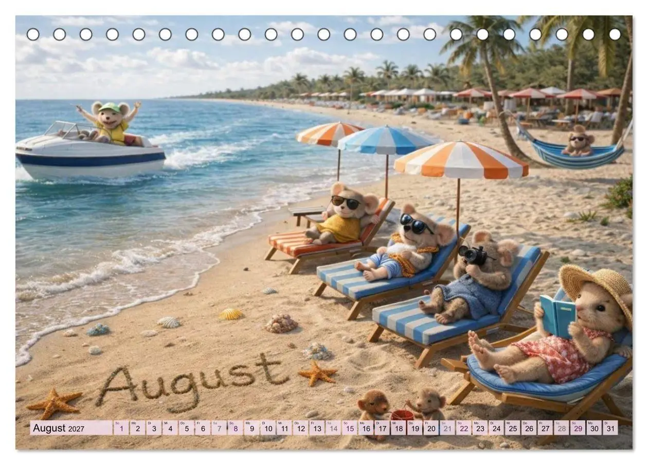 Bild: 9783569896307 | Mäusli Kalender (Tischkalender 2027 DIN A5 quer), CALVENDO...