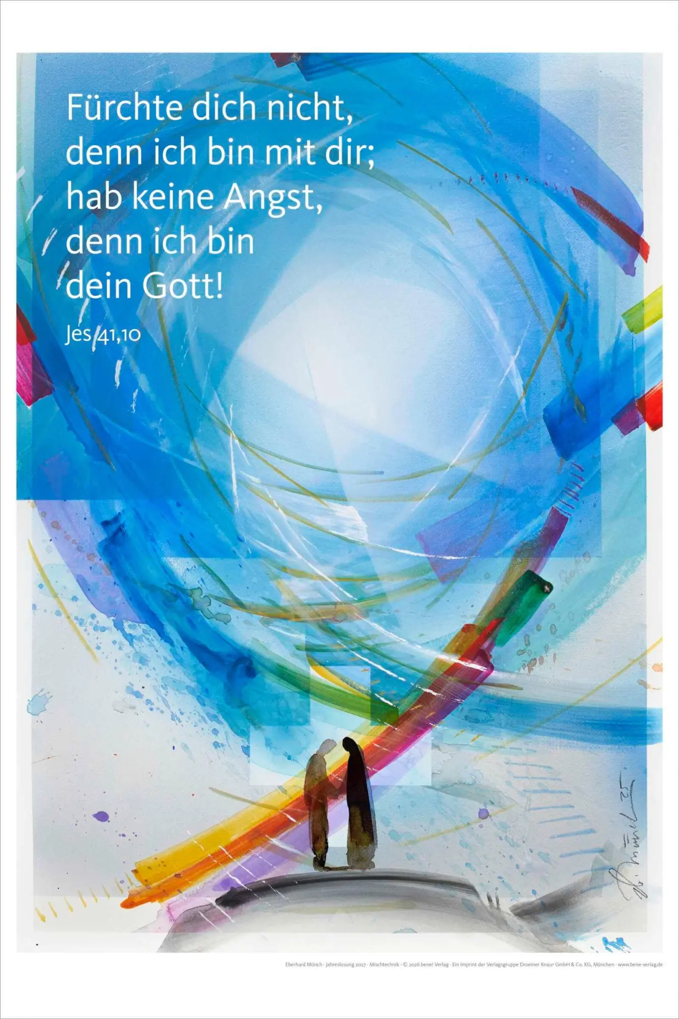 Jahreslosung Eberhard Münch 2027, Kunstdruck 40 x 60 cm