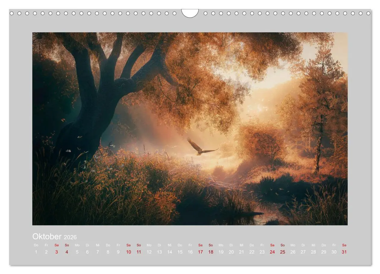Bild: 9783457536407 | Wald der Märchen (Wandkalender 2026 DIN A3 quer), CALVENDO...
