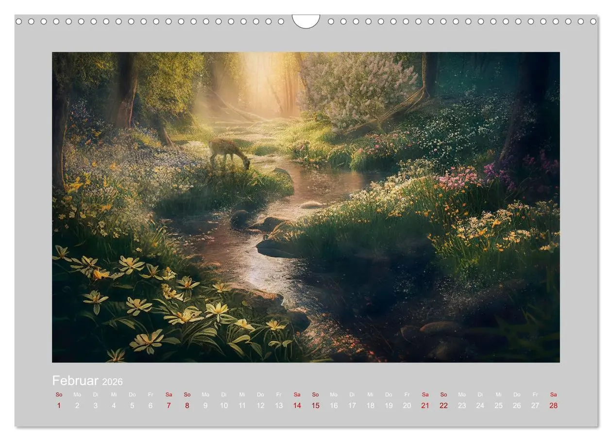 Bild: 9783457536407 | Wald der Märchen (Wandkalender 2026 DIN A3 quer), CALVENDO...