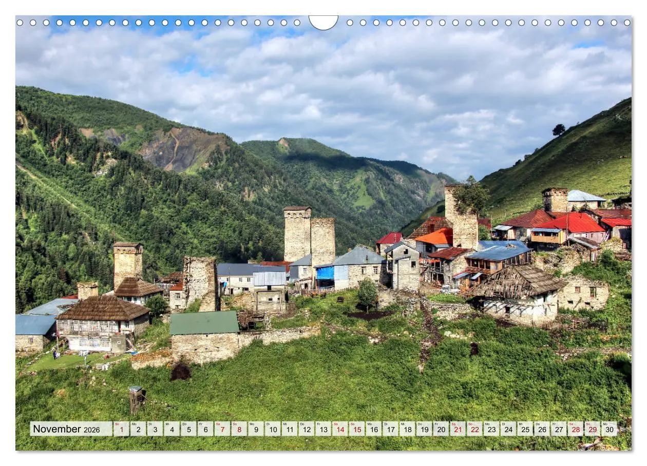 Bild: 9783457776407 | Georgien - Kirchen Klöster Kaukasus (Wandkalender 2026 DIN A3...