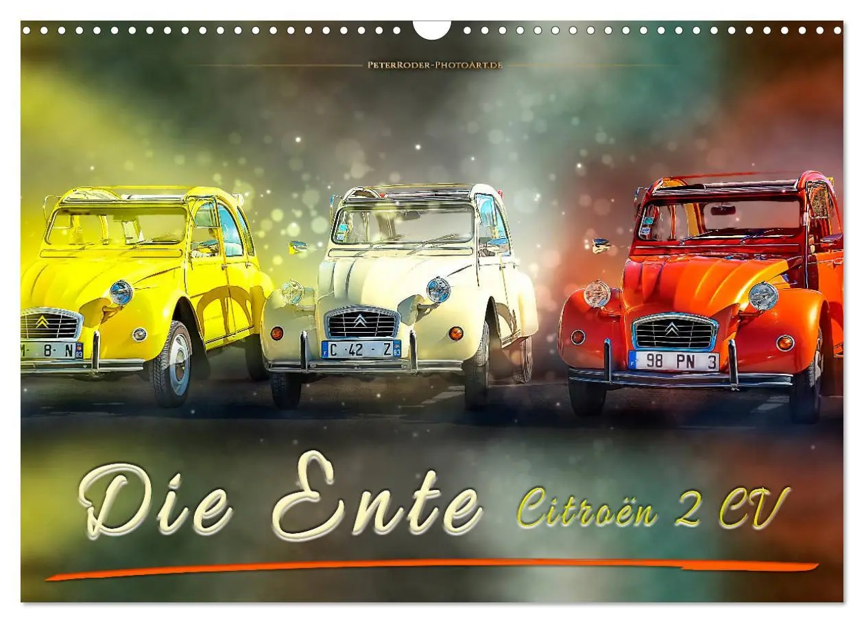 Cover: 9783457846407 | Die Ente - Citroën 2CV (Wandkalender 2026 DIN A3 quer), CALVENDO...