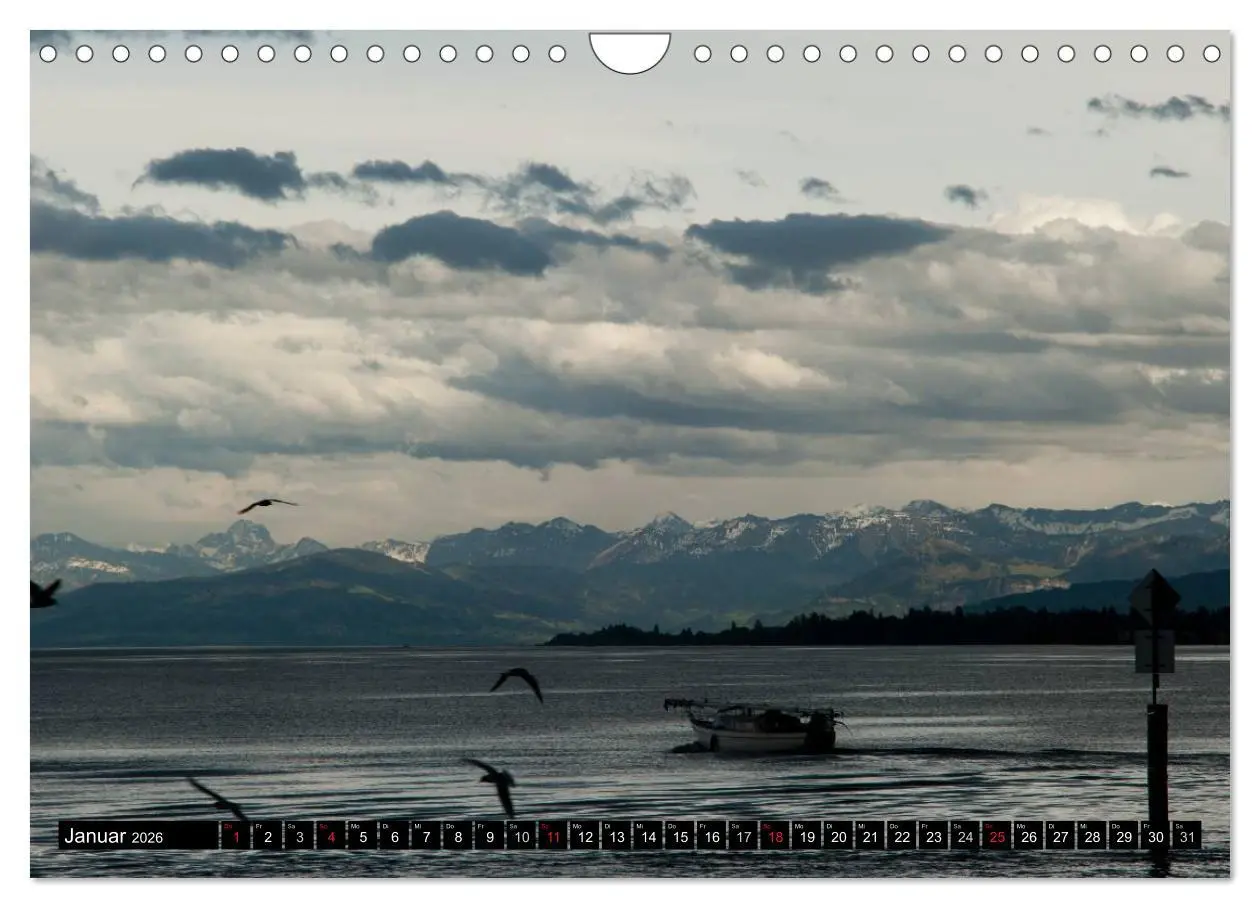 Bild: 9783516176407 | BODENSEE (Wandkalender 2026 DIN A4 quer), CALVENDO Monatskalender