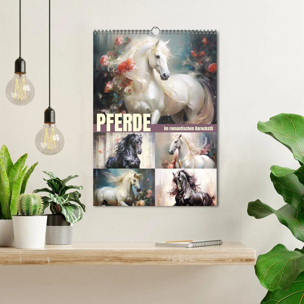 Bild: 9783516316407 | Pferde im romantischen Barockstil (Wandkalender 2026 DIN A3 hoch),...
