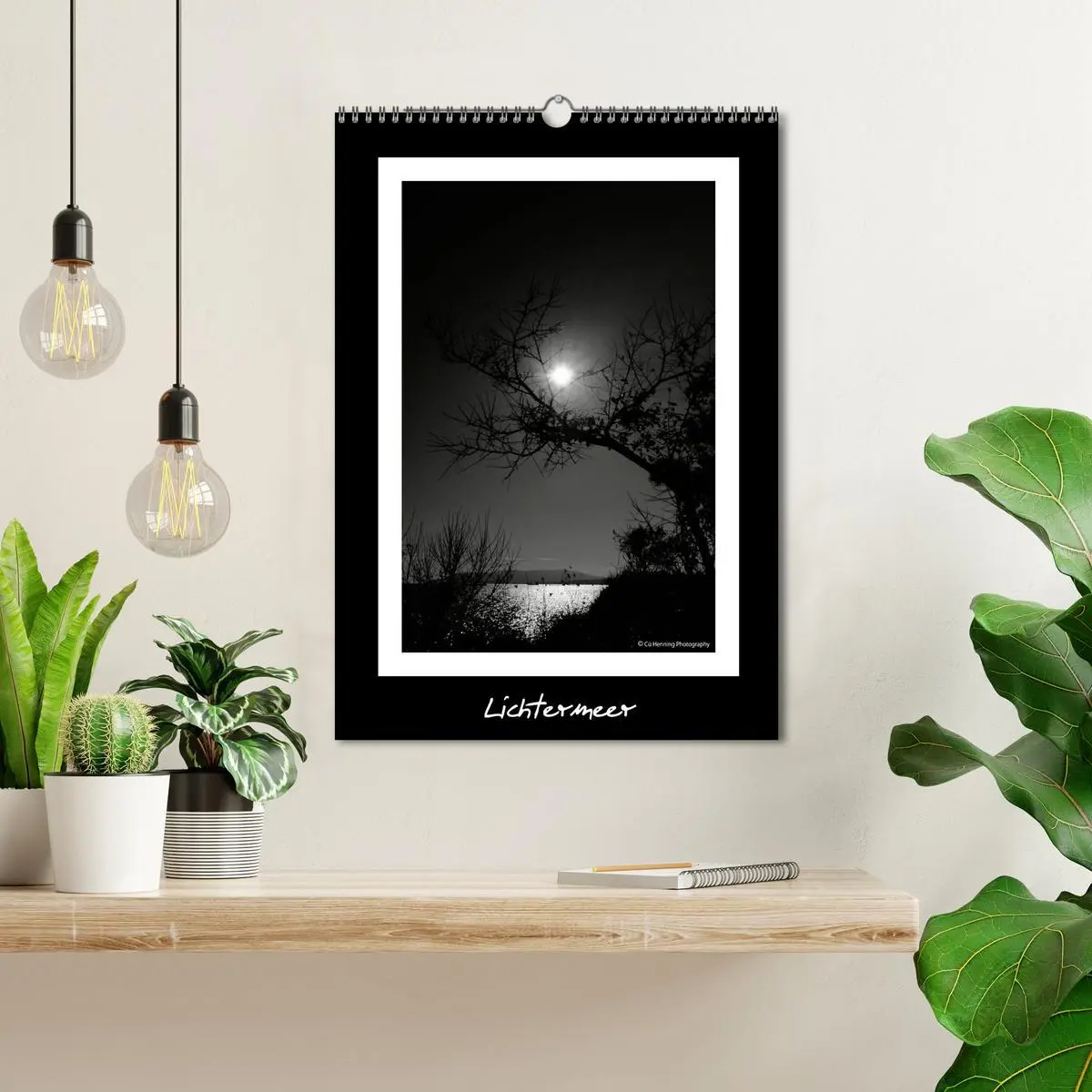 Bild: 9783516476507 | Lichtermeer (Wandkalender 2026 DIN A3 hoch), CALVENDO Monatskalender
