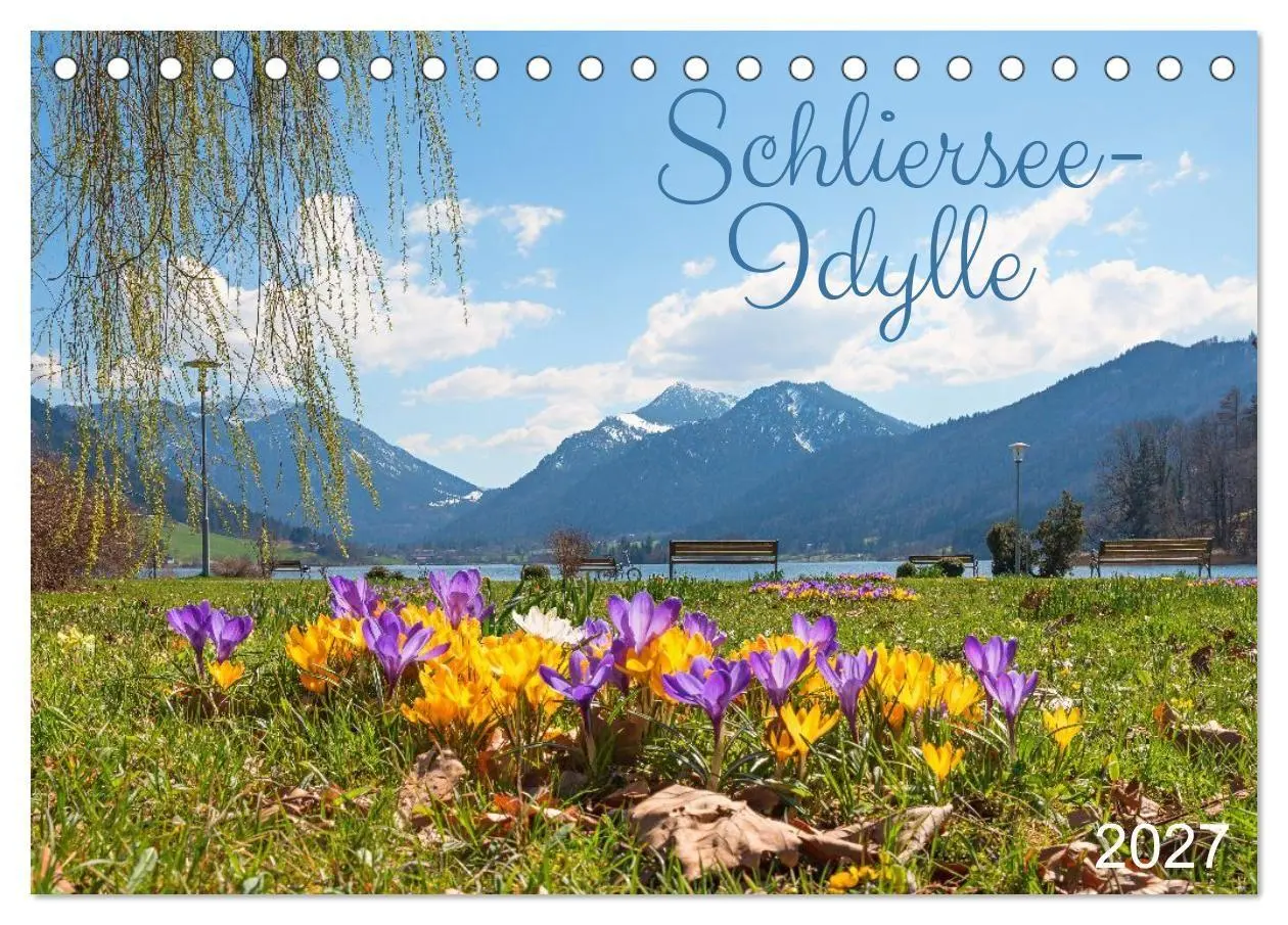 Cover: 9783516786507 | Schliersee-Idylle (Tischkalender 2027 DIN A5 quer), CALVENDO...