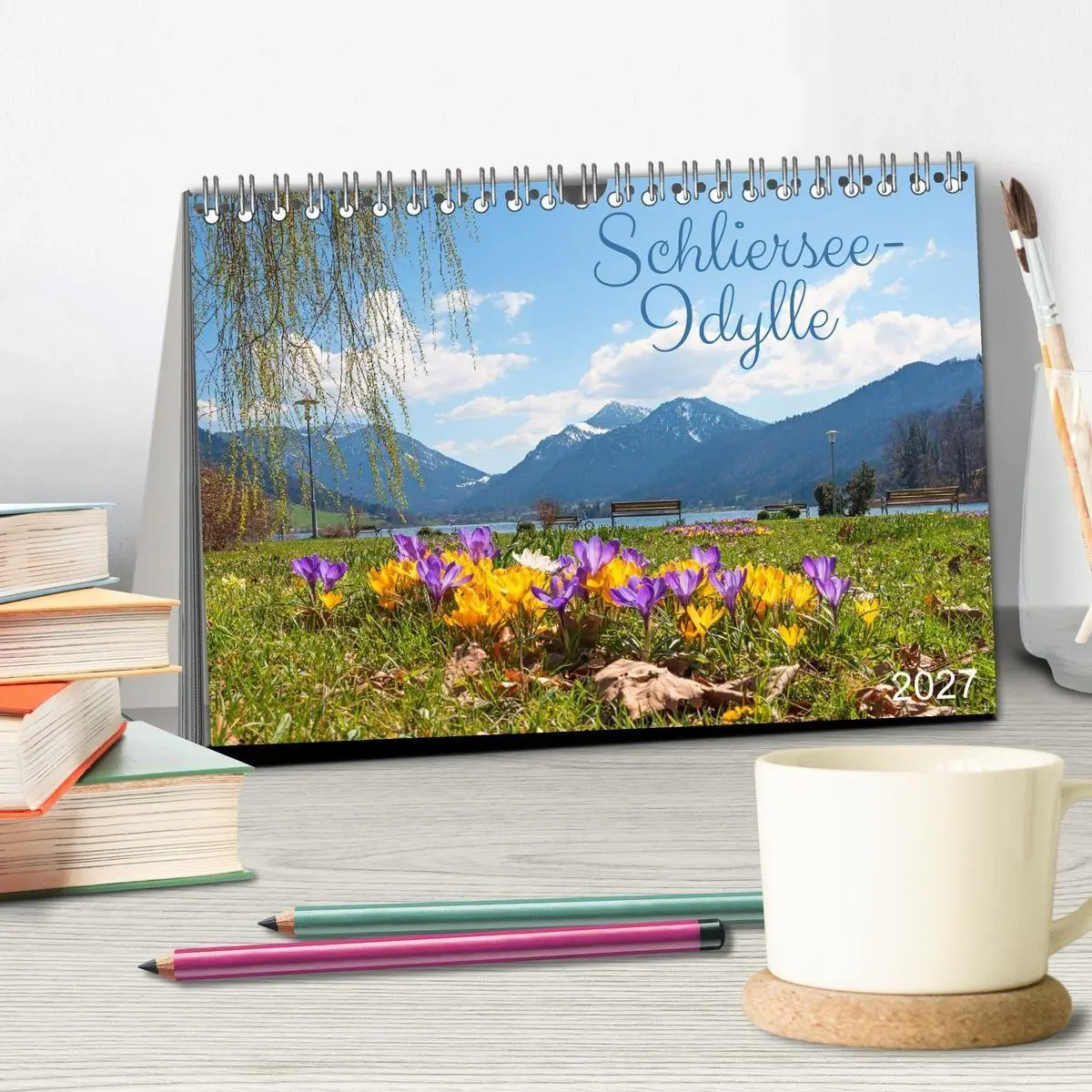 Bild: 9783516786507 | Schliersee-Idylle (Tischkalender 2027 DIN A5 quer), CALVENDO...