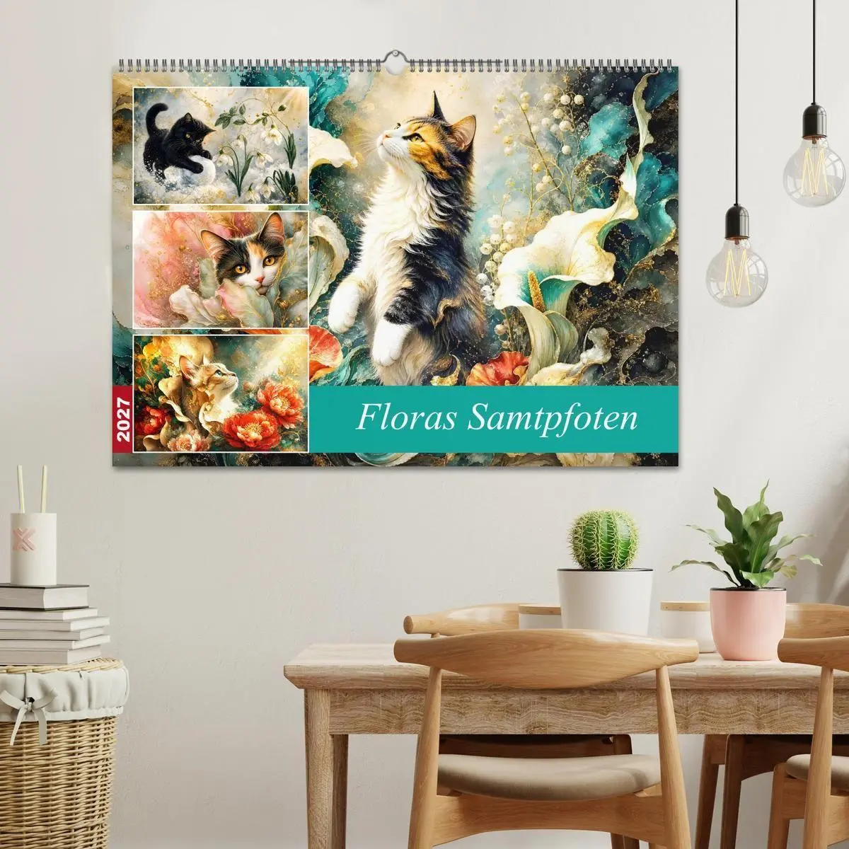 Bild: 9783594386507 | Floras Samtpfoten (Wandkalender 2027 DIN A2 quer), CALVENDO...