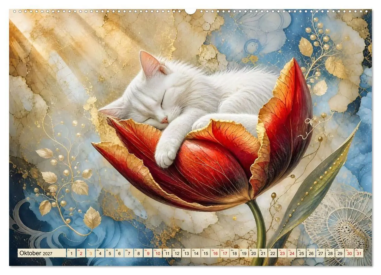 Bild: 9783594386507 | Floras Samtpfoten (Wandkalender 2027 DIN A2 quer), CALVENDO...