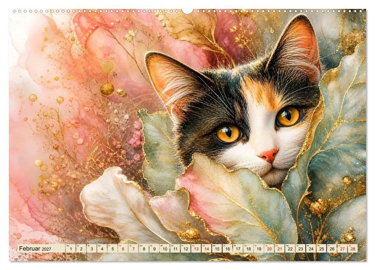 Bild: 9783594386507 | Floras Samtpfoten (Wandkalender 2027 DIN A2 quer), CALVENDO...