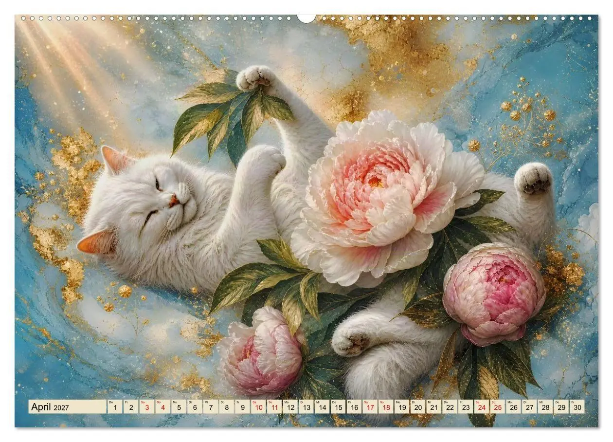Bild: 9783594386507 | Floras Samtpfoten (Wandkalender 2027 DIN A2 quer), CALVENDO...