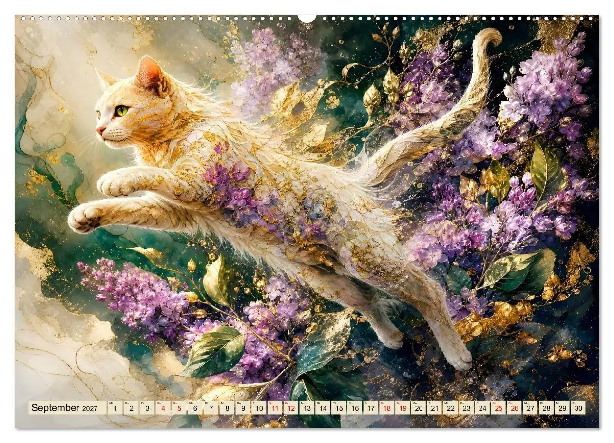 Bild: 9783594386507 | Floras Samtpfoten (Wandkalender 2027 DIN A2 quer), CALVENDO...