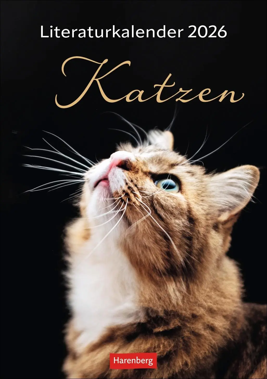 Cover: 9783840036507 | Literaturkalender Katzen Wochen-Kulturkalender 2026 | Harenberg | 2026