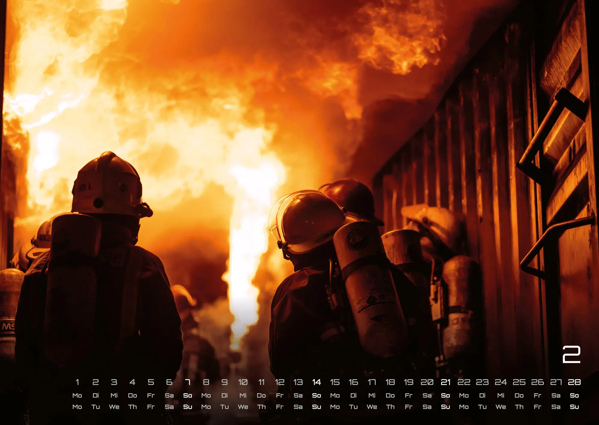 Bild: 9783986736507 | FIREFIGHTER - Retter in der Not - Feuerwehr - 2027 - Kalender DIN A2