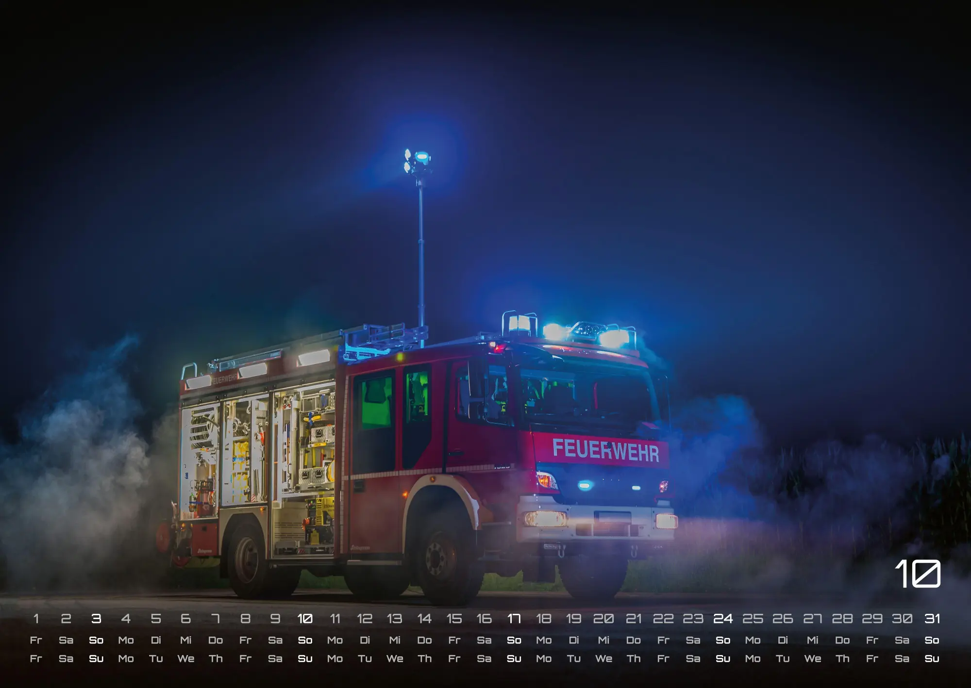 Bild: 9783986736507 | FIREFIGHTER - Retter in der Not - Feuerwehr - 2027 - Kalender DIN A2
