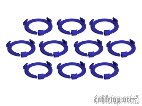 Cover: 704270726607 | Squad Marker - 28.5mm Dark Blue (10) | Tabletop-Art | EAN 704270726607