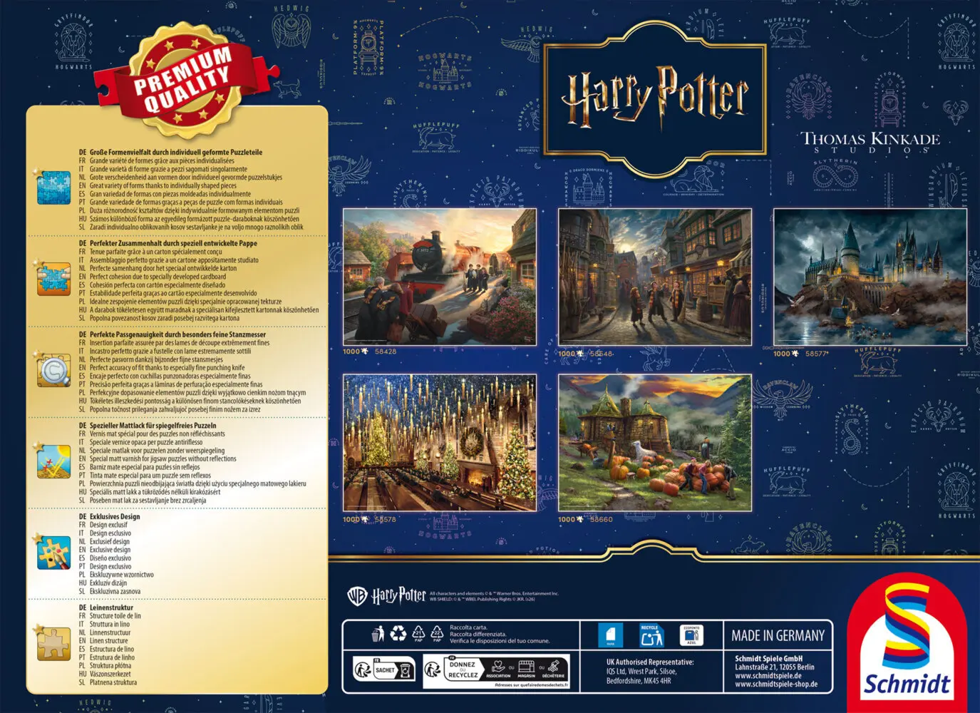 Bild: 4001504586607 | Wizarding World, Harry Potter, Hagrids Hut | Spiel | Schachtel | 58660