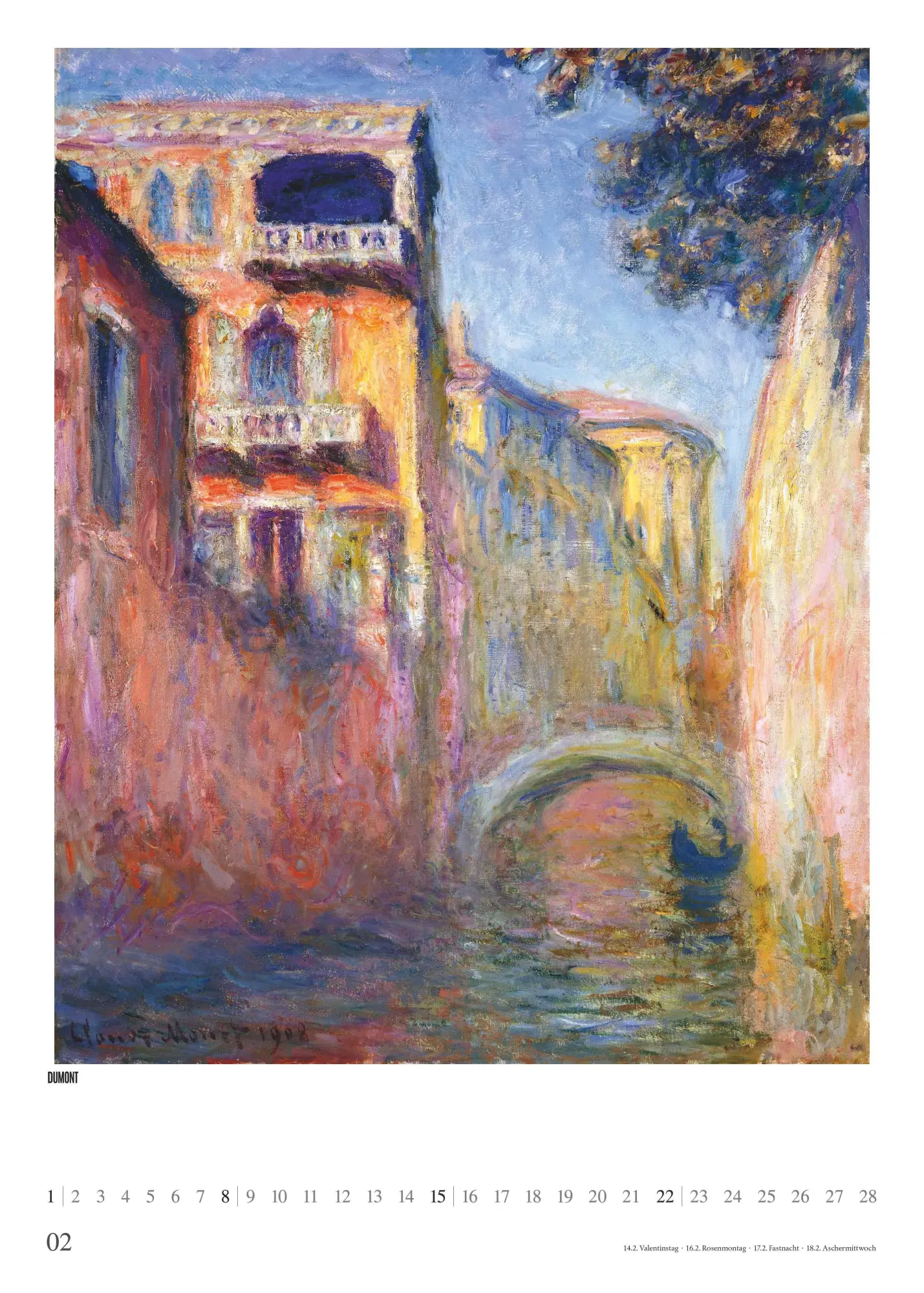 Bild: 4069095006607 | Claude Monet 2026 - Kunst-Kalender - Poster-Kalender - 50x70 | 3 S.