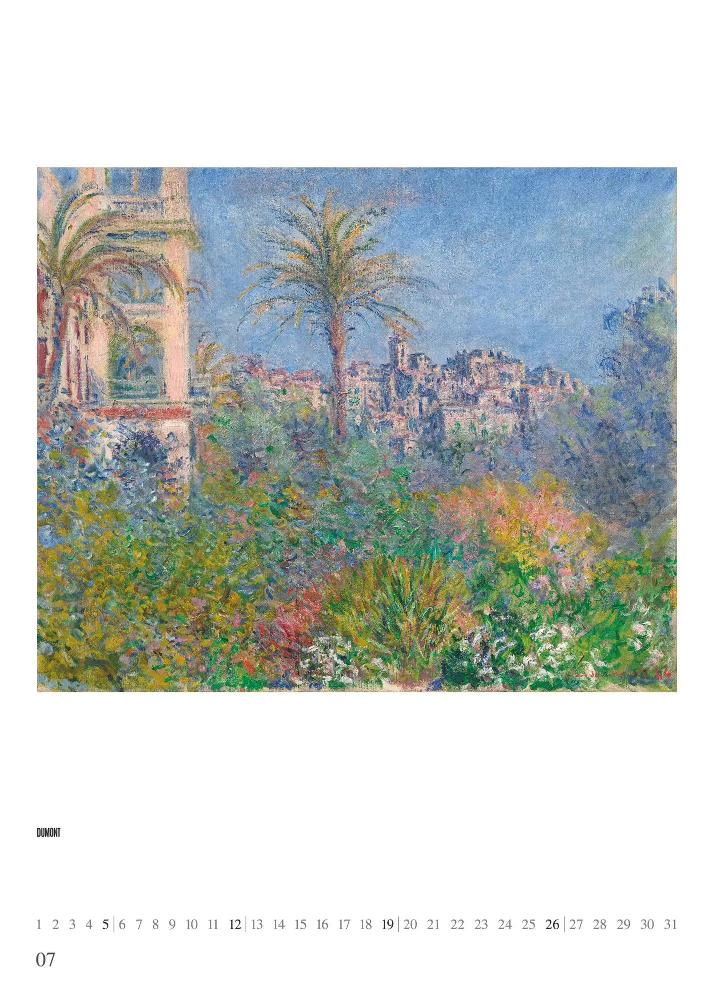 Bild: 4069095006607 | Claude Monet 2026 - Kunst-Kalender - Poster-Kalender - 50x70 | 3 S.