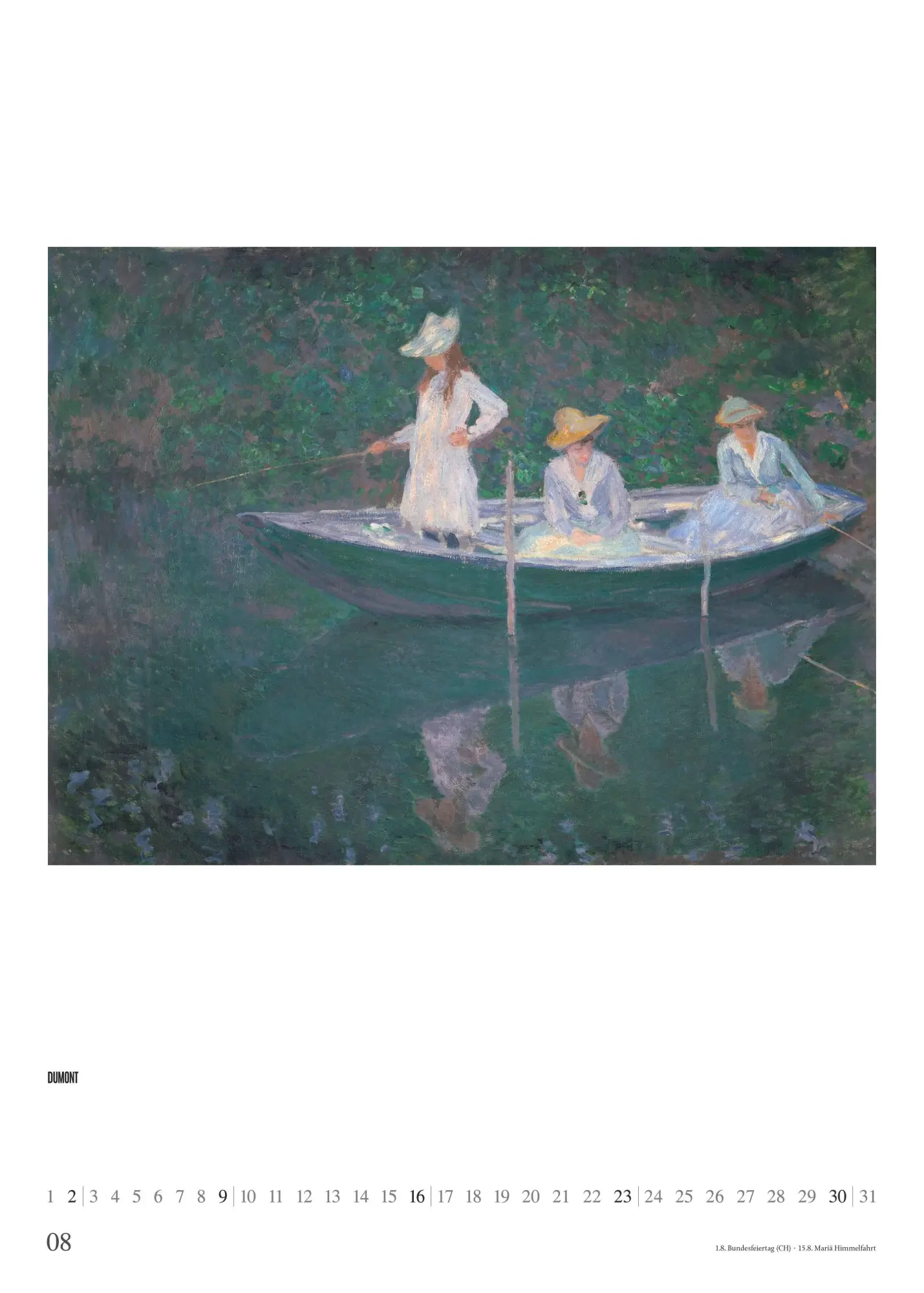 Bild: 4069095006607 | Claude Monet 2026 - Kunst-Kalender - Poster-Kalender - 50x70 | 3 S.