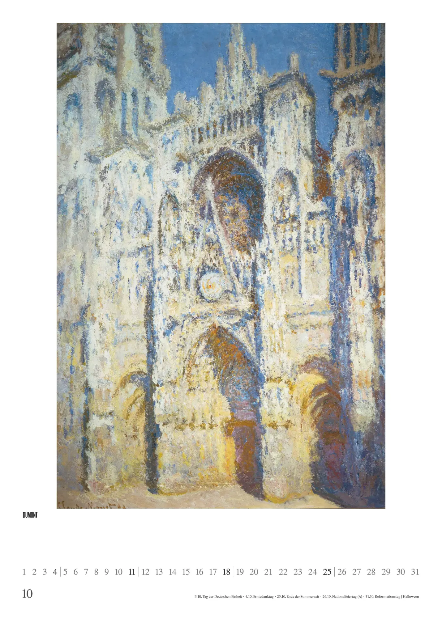 Bild: 4069095006607 | Claude Monet 2026 - Kunst-Kalender - Poster-Kalender - 50x70 | 3 S.