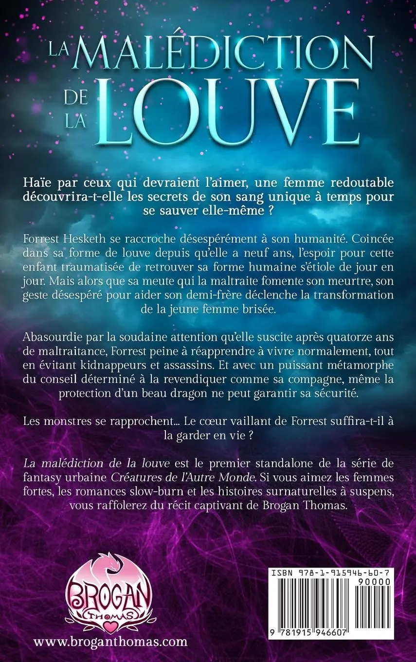 Rückseite: 9781915946607 | La malédiction de la louve | Brogan Thomas | Buch | Französisch | 2025