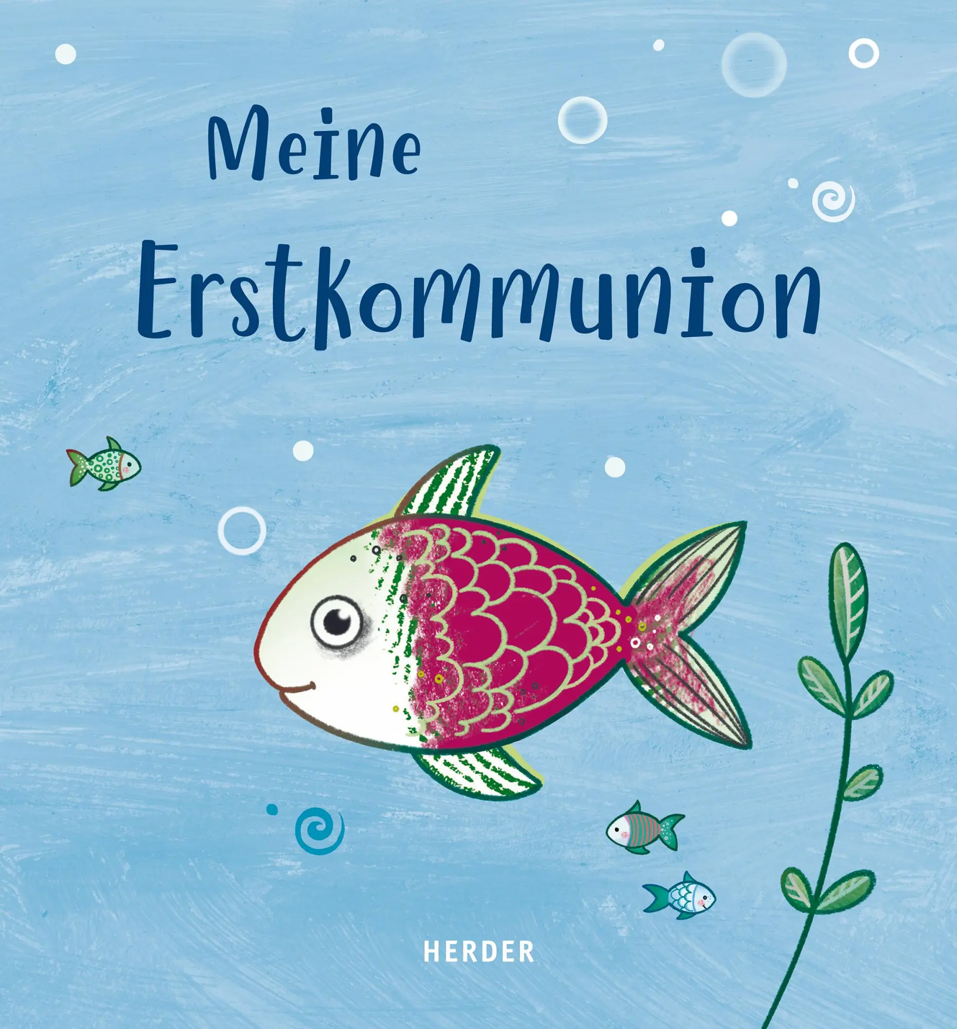 Cover: 9783451716607 | Meine Erstkommunion Erinnerungsalbum Fisch | Angela Glökler | Buch