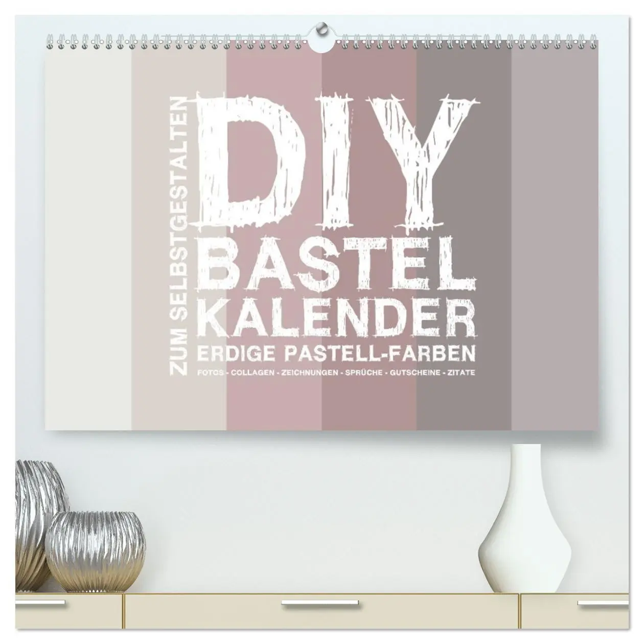 Cover: 9783457686607 | DIY Bastel-Kalender -Erdige Pastell Farben- Zum Selbstgestalten...