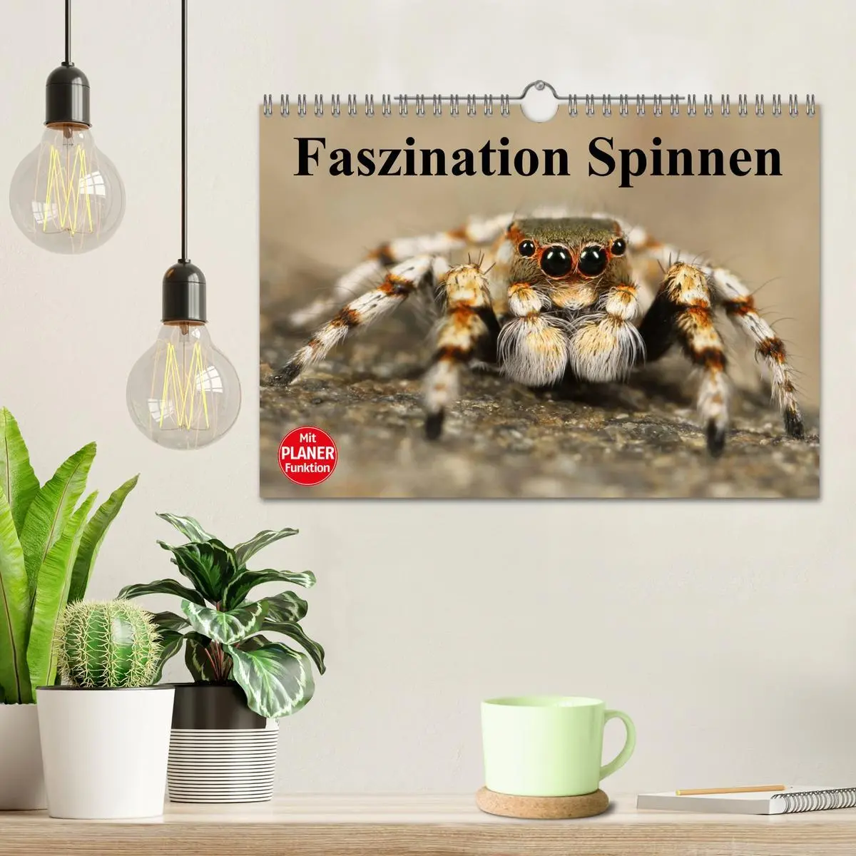Bild: 9783457996607 | Faszination Spinnen (Wandkalender 2026 DIN A4 quer), CALVENDO...