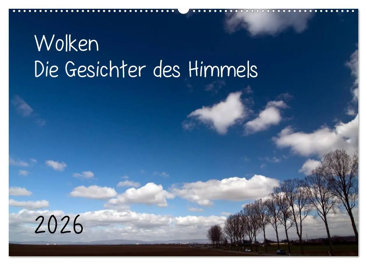 Cover: 9783516226607 | Wolken - Die Gesichter des Himmels (Wandkalender 2026 DIN A2 quer),...