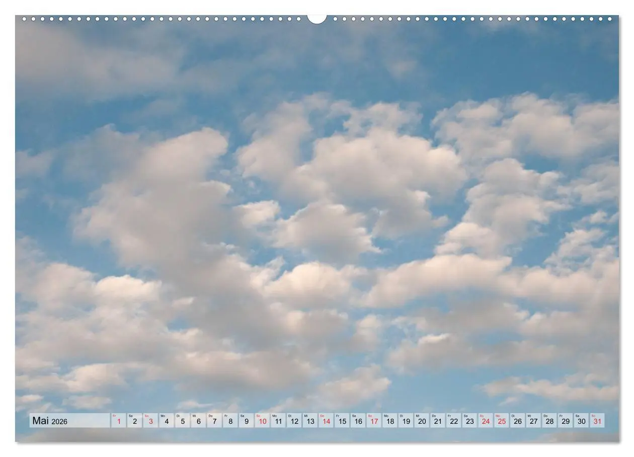 Bild: 9783516226607 | Wolken - Die Gesichter des Himmels (Wandkalender 2026 DIN A2 quer),...