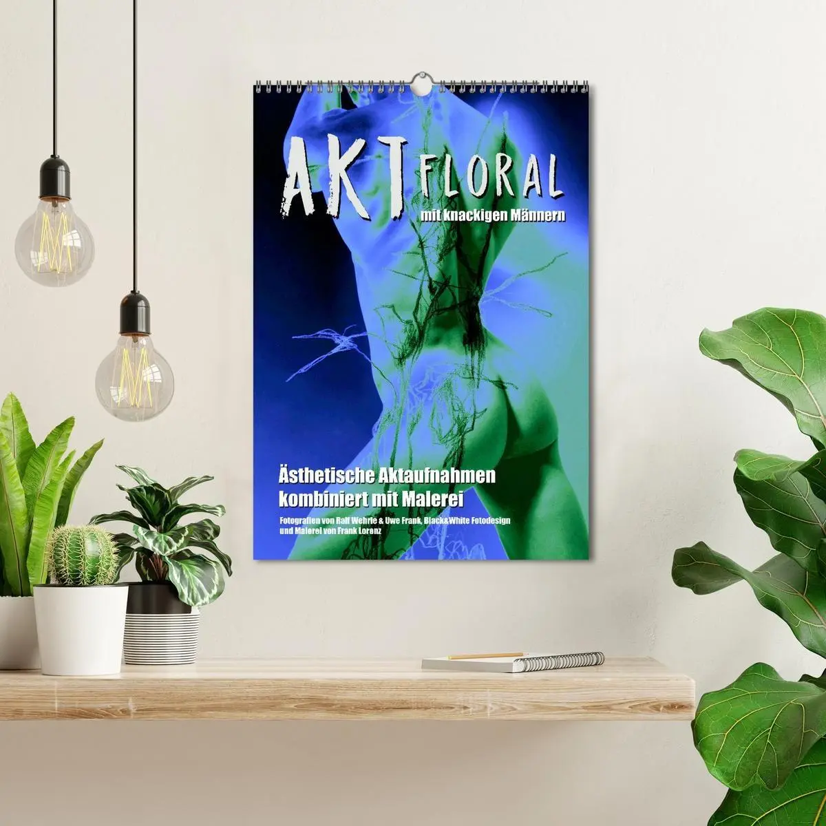Bild: 9783516396607 | Aktfloral (Wandkalender 2026 DIN A3 hoch), CALVENDO Monatskalender