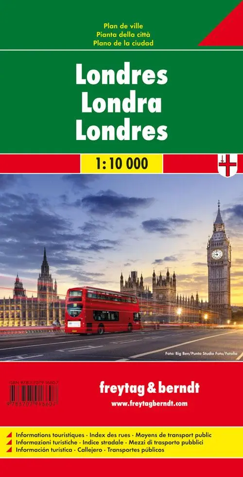 Rückseite: 9783707916607 | London, Stadtplan 1:10.000 | (Land-)Karte | Karte/Landkarte | Deutsch