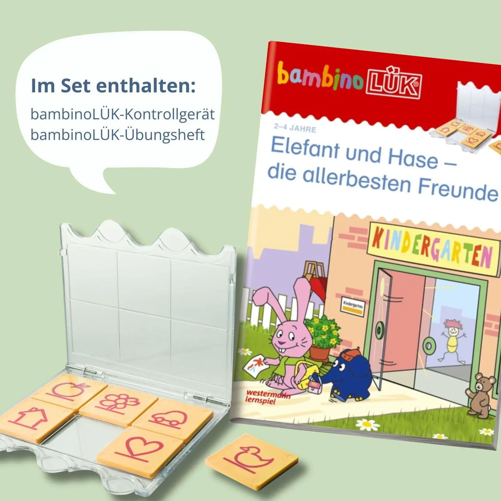 Bild: 9783837776607 | bambinoLÜK-Set. Elefant und Hase - die allerbesten Freunde | Broschüre